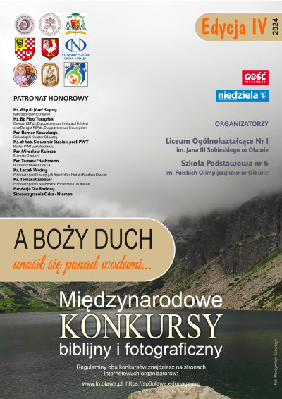 Międzynarodowe Konkursy: Biblijne inspiracje i Wielki Test ze znajomości Biblii