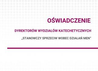 Oświadczenie Dyrektorów Wydziałów Katechetycznych: „Stanowczy sprzeciw wobec działań MEN”