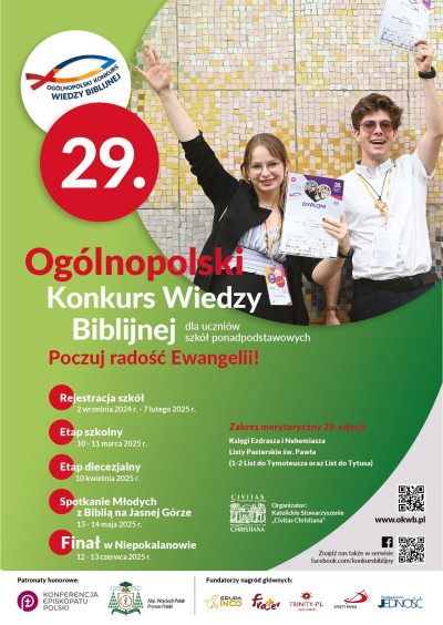 29. Ogólnopolski Konkurs Wiedzy Biblijnej