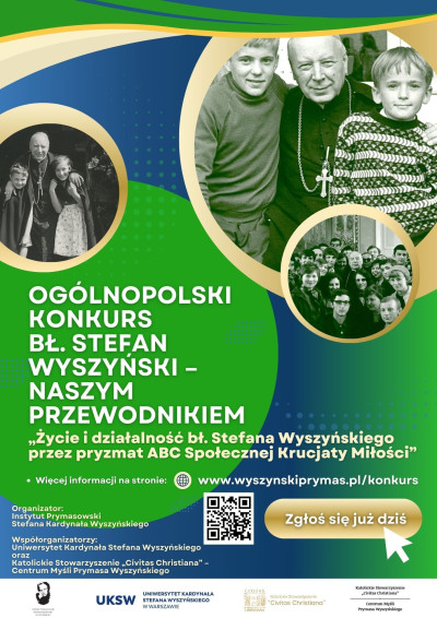 Ogólnopolski Konkurs: Bł. Stefan Wyszyński – naszym przewodnikiem