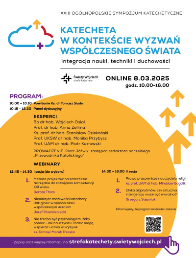 XXIII Ogólnopolskie Sympozjum Katechetyczne -  8 marca online