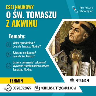 Konkurs na najlepszy esej o św. Tomaszu z Akwinu