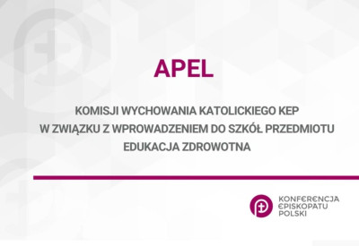Apel Komisji w związku z wprowadzeniem do szkół przedmiotu Edukacja Zdrowotna